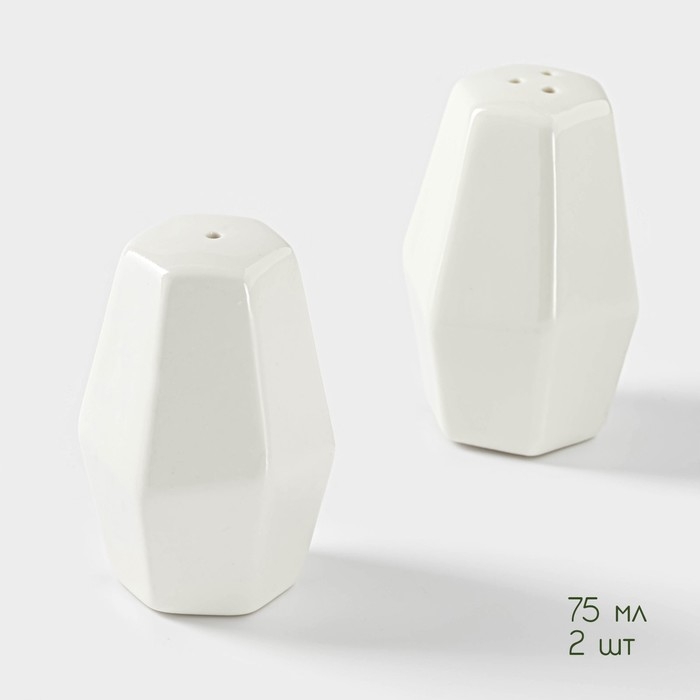 Набор для специй на деревянной подставке BellaTenero, 4 предмета: солонка 75 мл, перечница 75 мл, салфетница, ёмкость для зубочисток, цвет белый Набор для специй на деревянной подставке BellaTenero, 4 предмета: солонка 75 мл, перечница 75 мл, салфетница, ёмкость для зубочисток, цвет белый