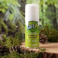 Аэрозоль Репеллент SAFEX, от клещей и комаров, для всей семьи, 100 мл