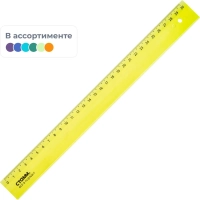 Линейка 30см прозр. &nbsp; NEON Cristal цвет ассорти &nbsp;ЛН-32