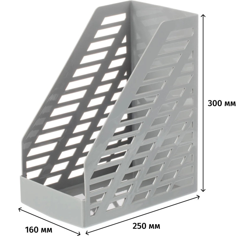 Лоток вертикальный СТАММ XXL 160мм серый