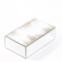 Шкатулка для украшений &laquo;Ледяной дождь&raquo;, зеркальная, 20&times;13&times;6.5 см, золото