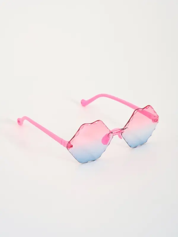 Карнавальные очки "Губы" градиент, цвета МИКС