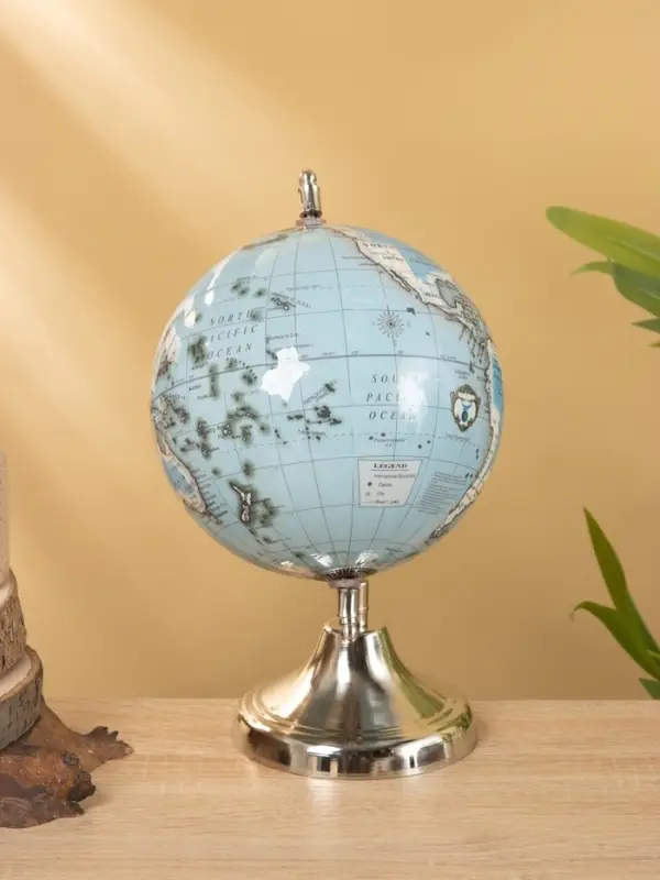 Глобус сувенирный, 18×15×26 см, подставка металл