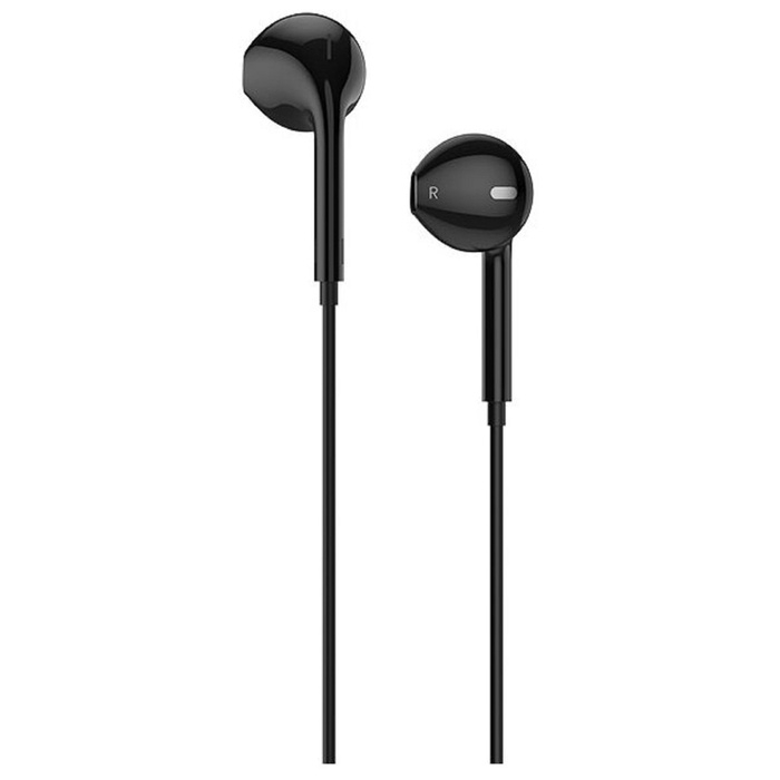 Наушники Hoco M55, проводные, вкладыши, микрофон, Jack 3.5, 1.2 м, черные Наушники Hoco M55, проводные, вкладыши, микрофон, Jack 3.5, 1.2 м, черные