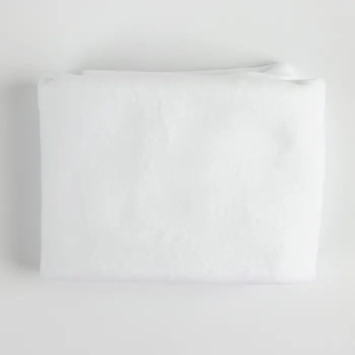 Отрез для рукоделия, плюш, белый, 53&times;50 см