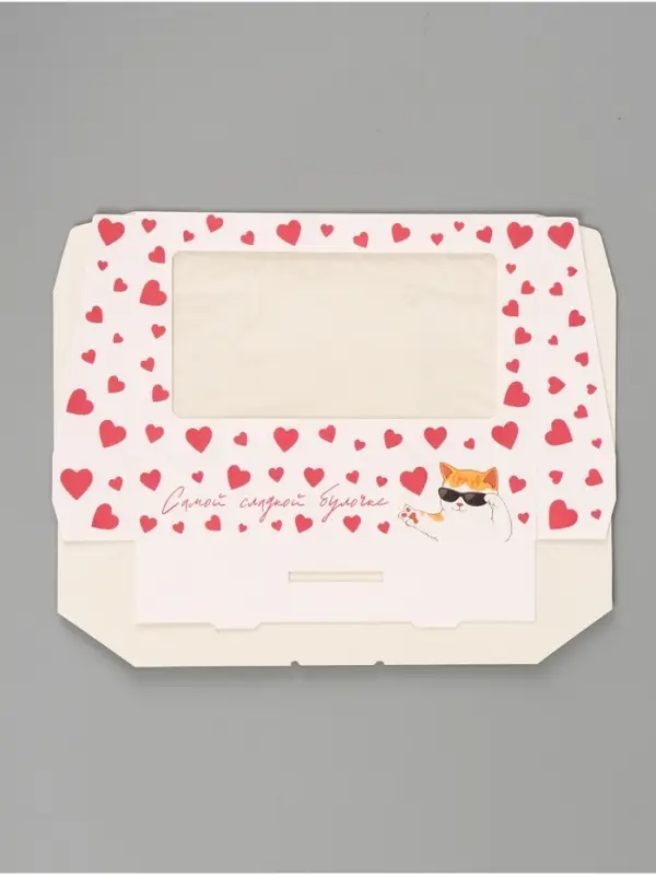 Коробка подарочная складная &laquo;Подарок&raquo;, 20&times;12&times;4 см, с окном