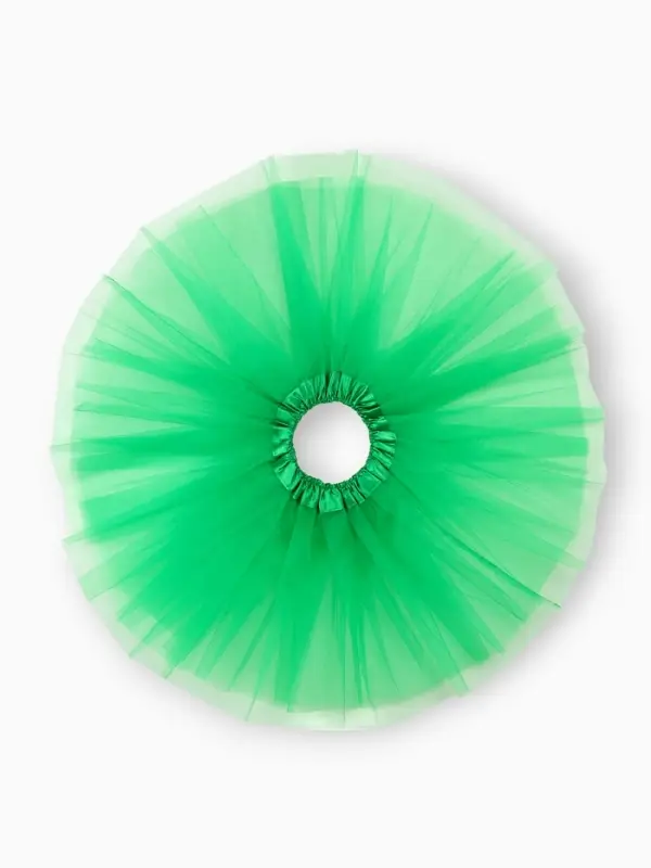 Карнавальная юбка из сетки, цвет зелёный