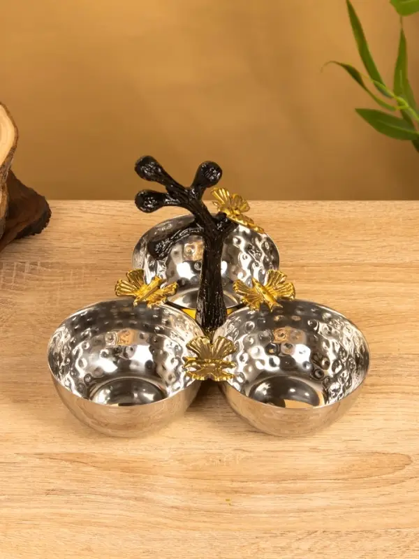 Менажница "Крю" 20х20х20 см, нержавеющая сталь