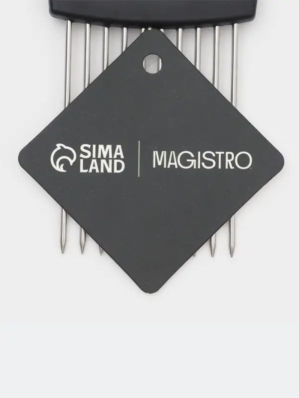 Держатель для нарезки лука Magistro, нержавеющая сталь, чёрный