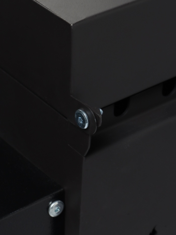 Мангал GrilMe, 35 х 115 х 83 см, сталь 2 мм, 2 полки, колёса