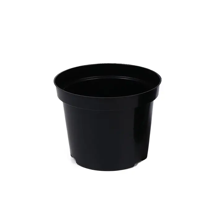 Горшок для рассады, 3 л, d=19 см, h=15 см, пластик, чёрный, Greengo