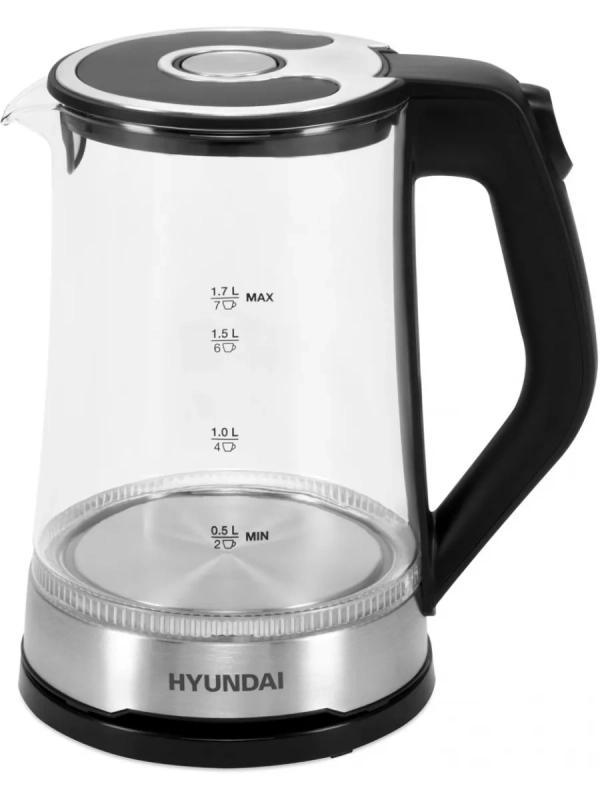Чайник HYK-G3401 1,7л 2200Вт черный (стекло) Чайник HYK-G3401 1,7л 2200Вт черный (стекло)