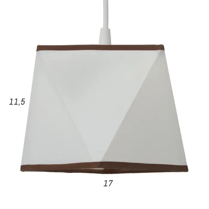 Светильник подвесной BayerLux 2447/1 E27 40 Вт, белый, 12&times;12&times;12-112 см