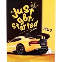 Блокнот А6, 32 листа в клетку на скрепке "Мэн микс", обложка мелованный картон, блок офсет, МИКС