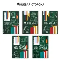 Папка школьная с креплением &laquo;Портфолио школьника&raquo;, 10 листов-разделителей, 21.5&times;30 см