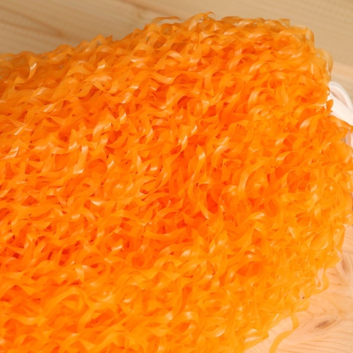 Мочалка банная  "Бублик" большая цвет МИКС 32 см