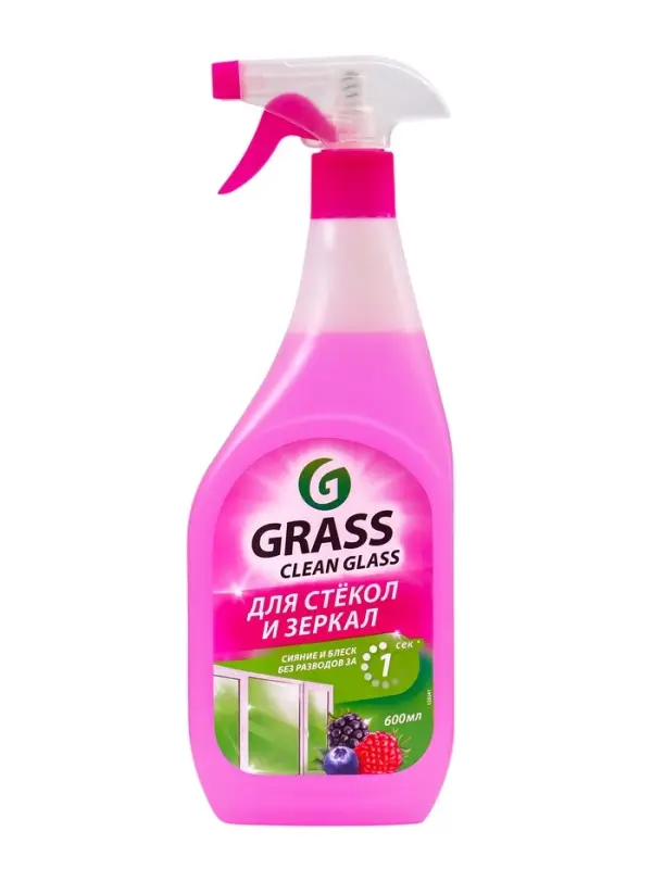 Средство для мытья стёкол и зеркал Clean Glass &laquo;Лесные ягоды&raquo;, 600 мл