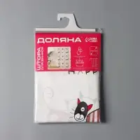 Штора для ванны Доляна &laquo;Коты&raquo;, 180&times;180 см, EVA