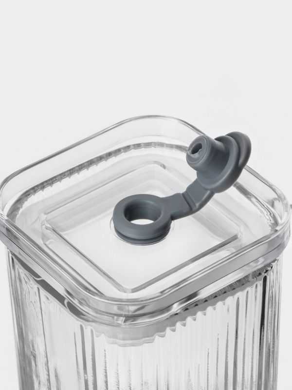 Стакан с крышкой и трубочкой Стакан с крышкой и трубочкой "Лайн", 360 мл, 13,8х6 см