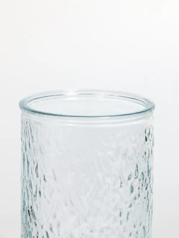 Ваза стекло настольная  Ваза стекло настольная "Лесли" размытость, 20х10 см, прозрачный