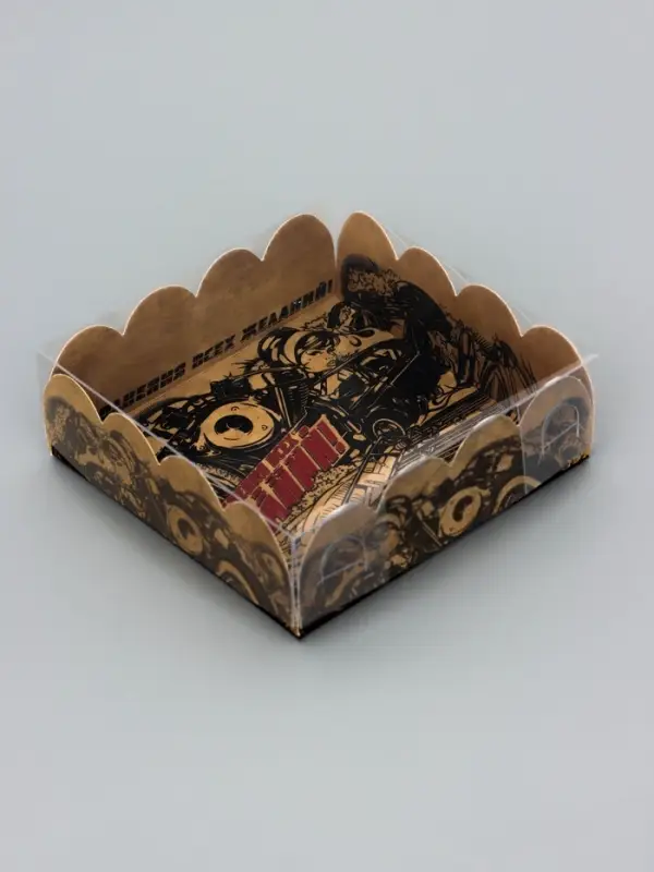 Коробка для печенья, «Исполнения желаний», 9×9×3 см Коробка для печенья, «Исполнения желаний», 9×9×3 см