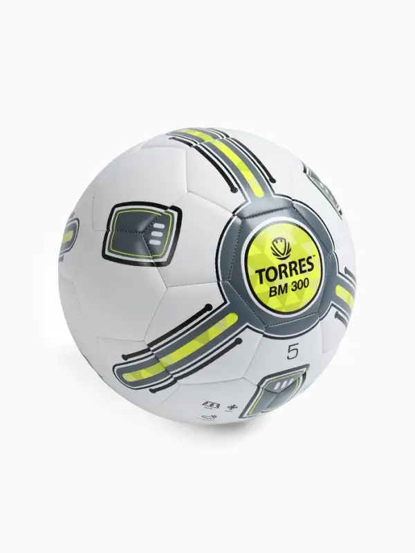 Футбольный мяч TORRES BM 300, F323655, машинная сшивка, 32 панели, р. 5, TPU