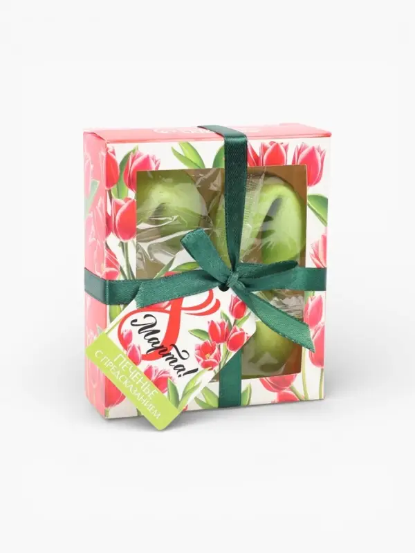 Печенье с предсказанием цветное &laquo;8 Марта&raquo;, 4 шт.