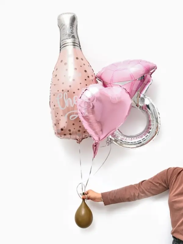 Воздушные шары фольгированные, набор &laquo;Девичник&raquo;, 5 шт.