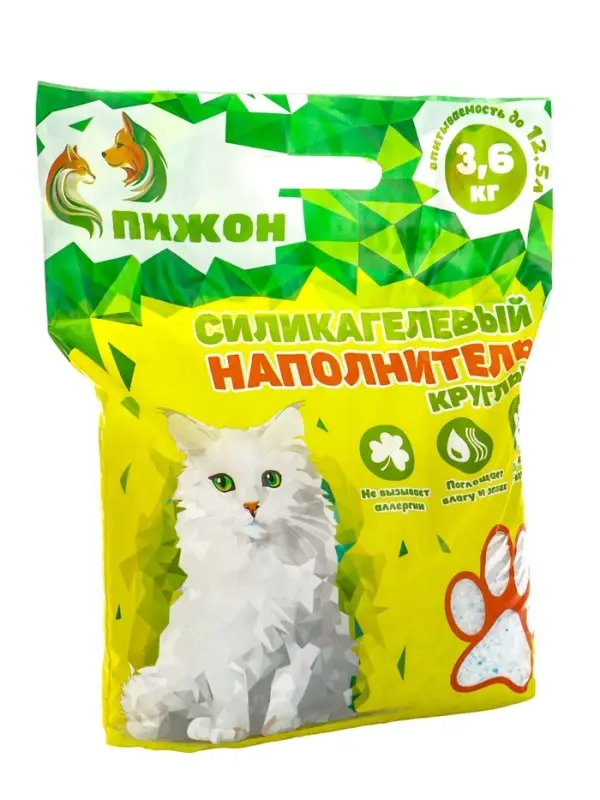 Наполнитель силикагелевый &laquo;Пижон&raquo;, 12.5 л