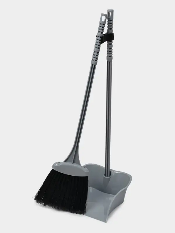 Веник с совком Альтернатива &laquo;Комфорт&raquo;, пластик, МИКС