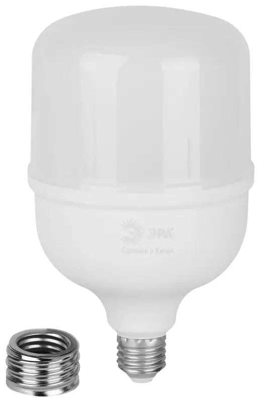 Лампа светодиодная LED 60 Вт 5800Лм 6500К T120 холодный E27/E40 (переходник) 150-275В LED POWER T120-60W-6500-E27/E40 Red Line