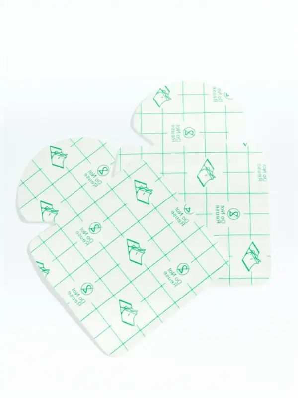 Пластырь для пяток, набор - 2 шт., на клеевой основе, прозрачный