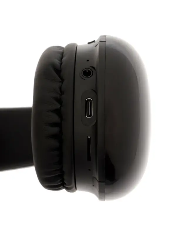 Наушники беспроводные, полноразмерные, Mybit W-33, RGB подсветка, Bluetooth 5.3, 800 мАч, Type-C, RGB подсветка, чёрные