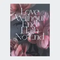 Бумага упаковочная для цветов двухсторонняя Love, 38 х 50 см