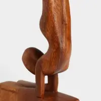 Абстракция &laquo;Гимнастика&raquo;, 11&times;4&times;20 см, дерево суар