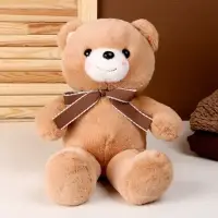 Мягкая игрушка &laquo;Медведь&raquo;, с бантиком, 40 см, коричневая