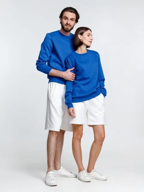 Свитшот унисекс Delta, ярко-синий, размер L