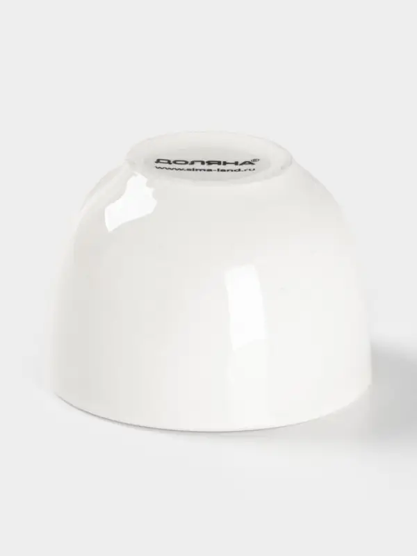 Соусник Доляна White Label, 120 мл, d=7 см, фарфор, белый