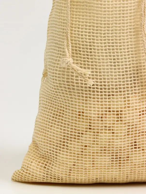 Хлопковый мешочек для украшений, подарков и трав, текстиль &laquo;Эко&raquo;, 27.5&times;18.5 см, набор 5 шт.