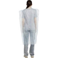 Накидка для посетителя, р.110х160см, пл.20 г, цвет голубой, 10шт/уп