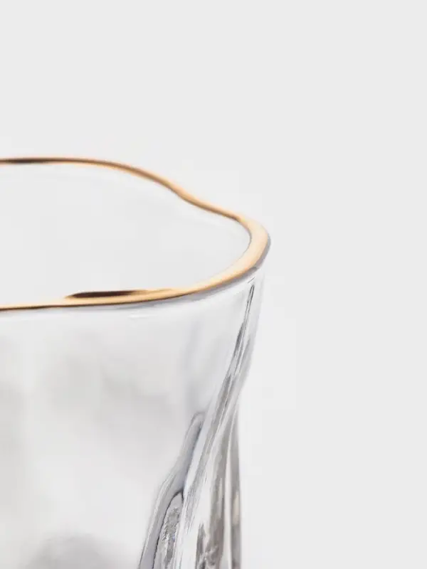 Набор стаканов Набор стаканов "IceBar.Gold" 6 шт, 250 мл, золотой обод