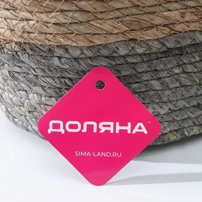 Корзина для хранения плетёная ручной работы Доляна &laquo;Свит&raquo;, 33&times;25&times;19 см