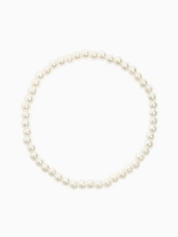 Браслеты на ногу &laquo;Жемчуг. Ракушка&raquo;, набор 2 шт. d=6.5 см, белый