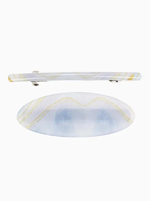 Заколки - автомат для волос Выбражулька &laquo;Тайна&raquo;, набор 2 шт., 9 см и 9.5 см, МИКС