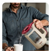 Чайник электрический стеклянный КТ-8711- 1.7 л