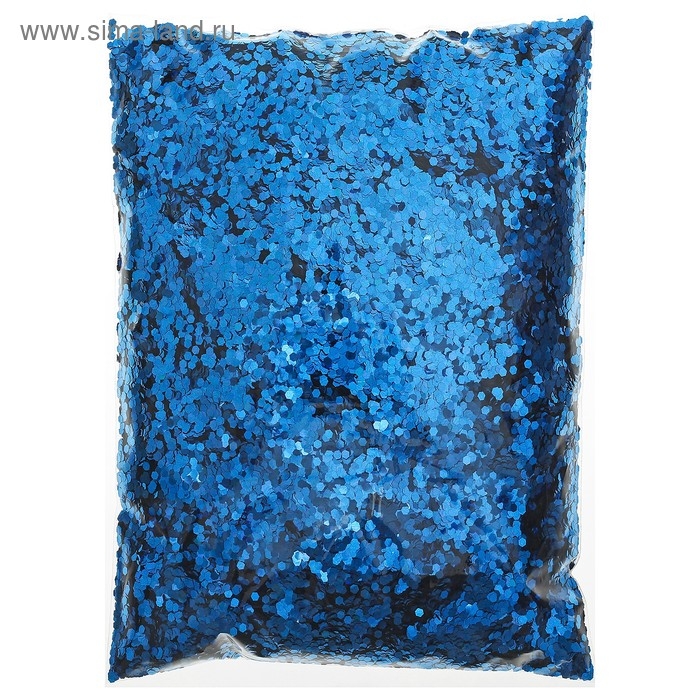 Наполнитель для шара «Конфетти шестиугольник», синий, 500 г Наполнитель для шара «Конфетти шестиугольник», синий, 500 г