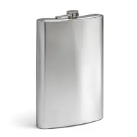 Фляжка Мастер К &laquo;Гигант&raquo;, 1.92 л, подарочная, 64 oz, нержавеющая сталь, серебристая
