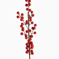 Декор ветка &laquo;Веточка калины&raquo;, 1.5&times;80 см