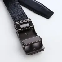 Ремень мужской, ширина 3.6 см, пряжка автомат, чёрный