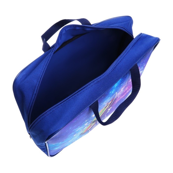 Папка с ручками текстильная А4, 350 х 270 х 100 мм, Calligrata TOP Папка с ручками текстильная А4, 350 х 270 х 100 мм, Calligrata TOP "Ракета"